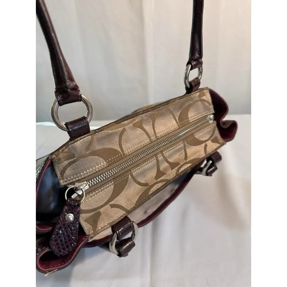Coach Park Signature Carry All F20353 (2012) Rare Restored And Ready For Fall